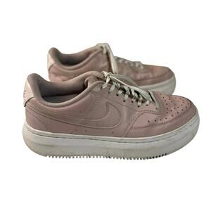 Pink Nike Sneakers With a Pink Swoosh and White Soles-Preowned Women’s 9.5 |